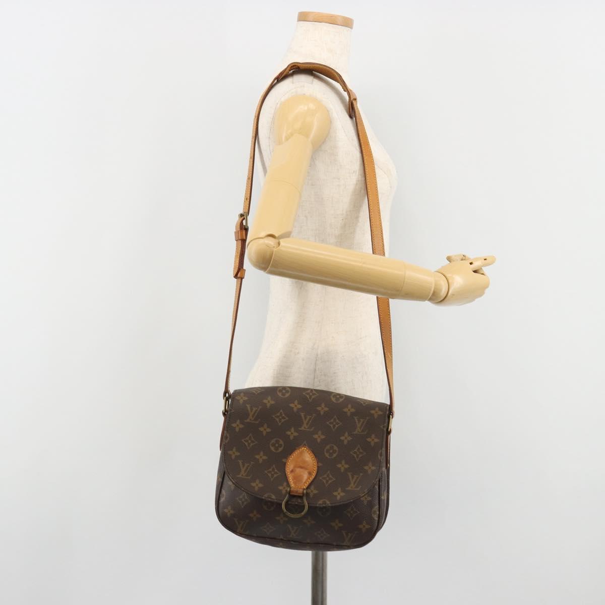 LOUIS VUITTON Monogram Saint Cloud GM Shoulder Bag M51242 LV Auth 188703