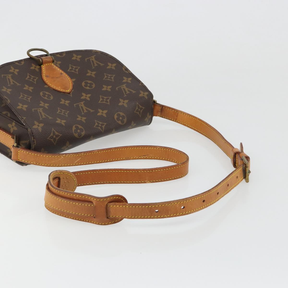 LOUIS VUITTON Monogram Saint Cloud GM Shoulder Bag M51242 LV Auth 188703