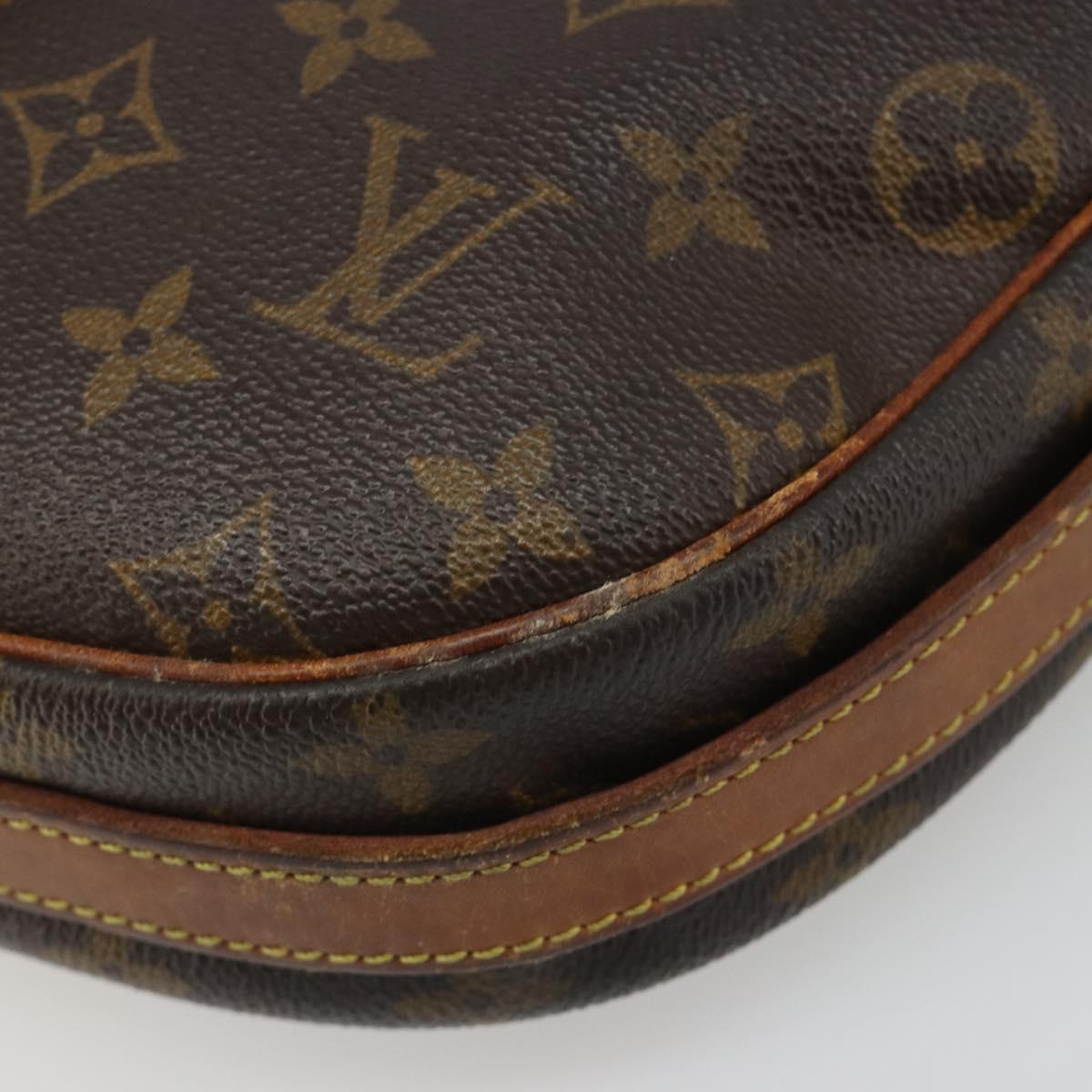 LOUIS VUITTON Monogram Jeune Fille MM Shoulder Bag M51226 LV Auth 188704