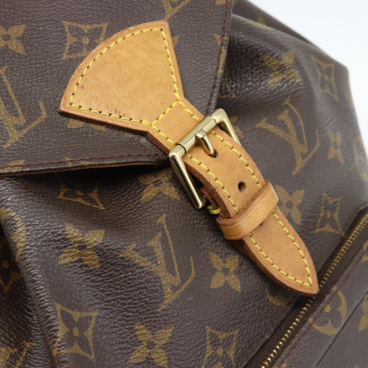 LOUIS VUITTON Monogram Montsouris MM Backpack M51136 LV Auth 188707