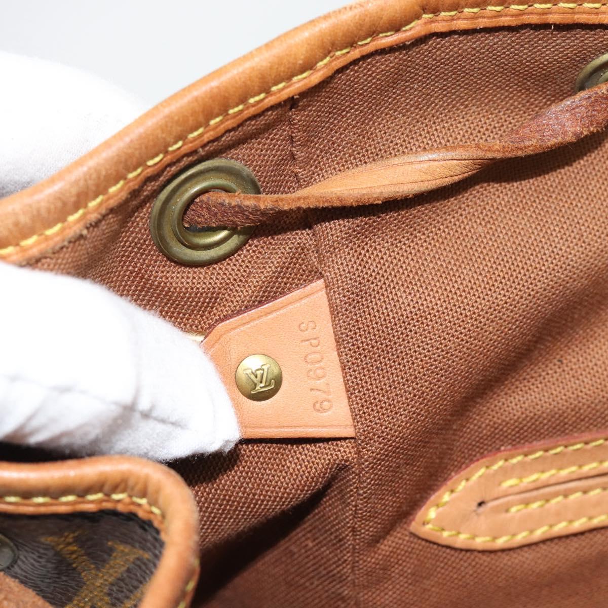 LOUIS VUITTON Monogram Montsouris MM Backpack M51136 LV Auth 188707