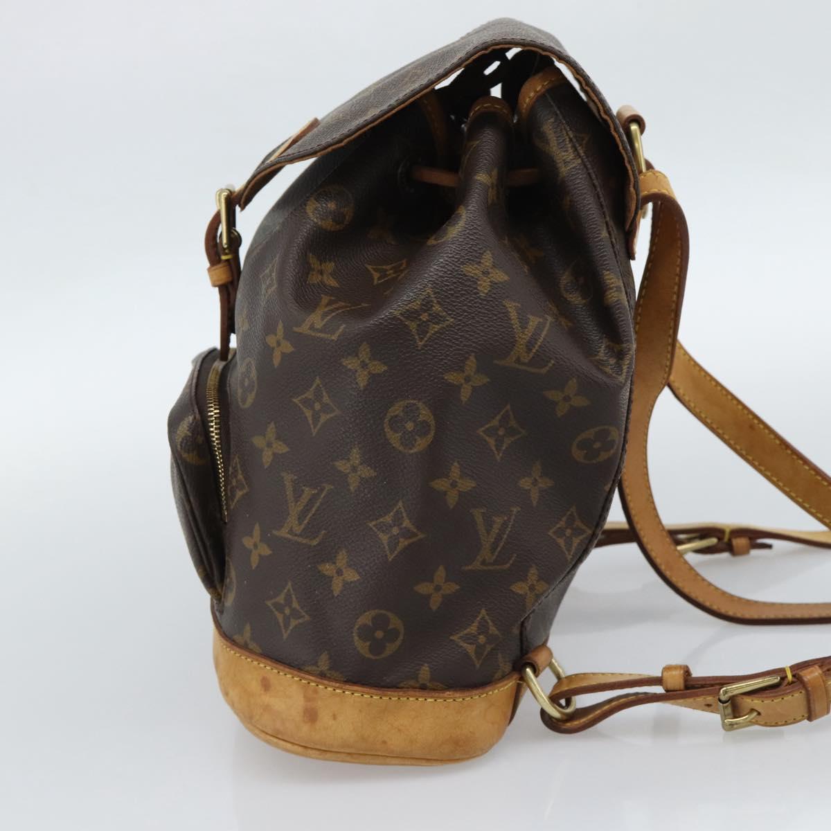 LOUIS VUITTON Monogram Montsouris MM Backpack M51136 LV Auth 188707