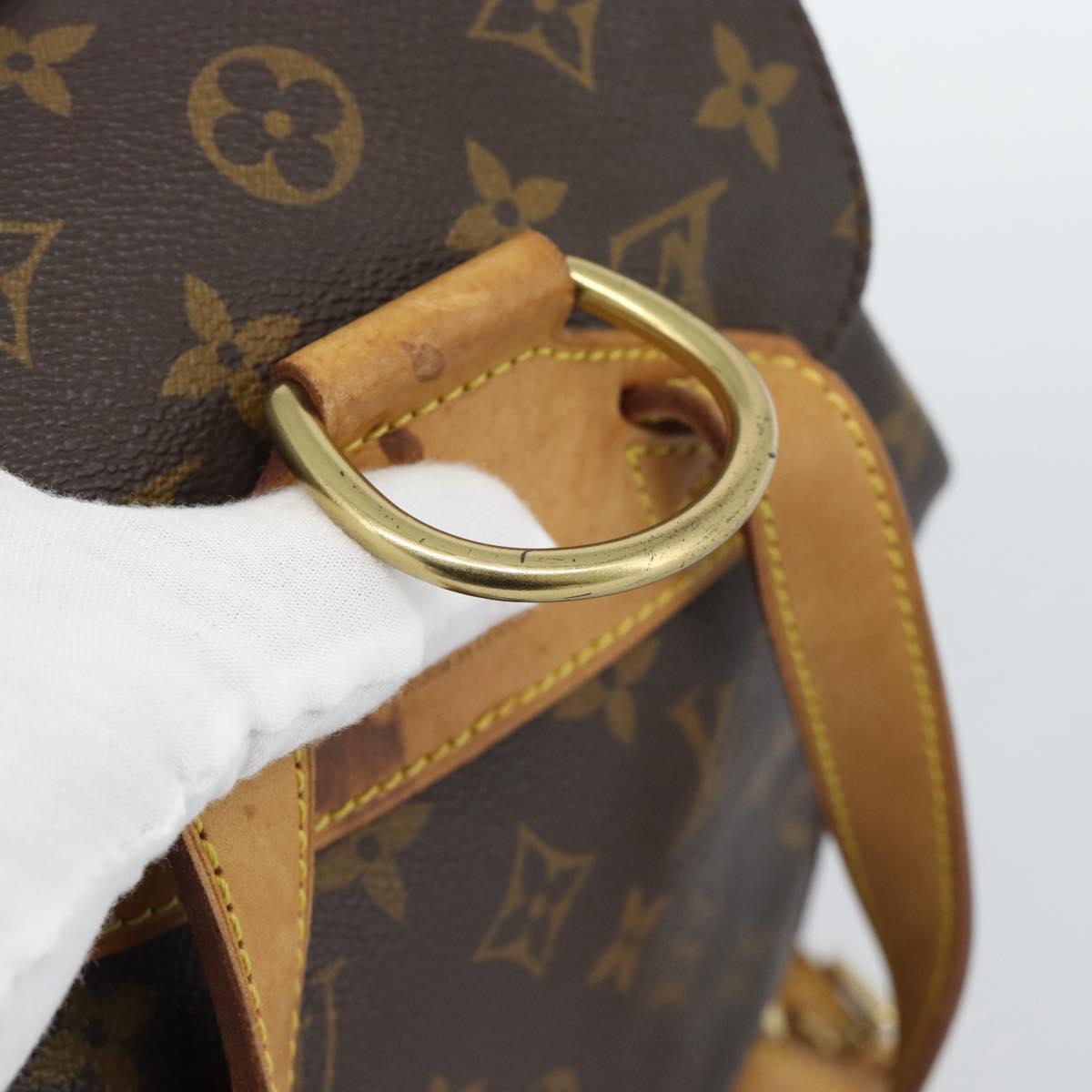 LOUIS VUITTON Monogram Montsouris MM Backpack M51136 LV Auth 188707
