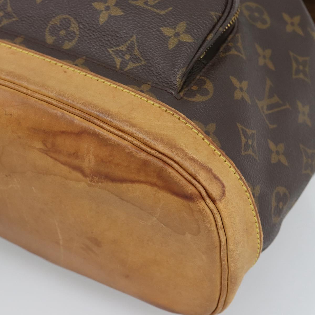 LOUIS VUITTON Monogram Montsouris MM Backpack M51136 LV Auth 188708