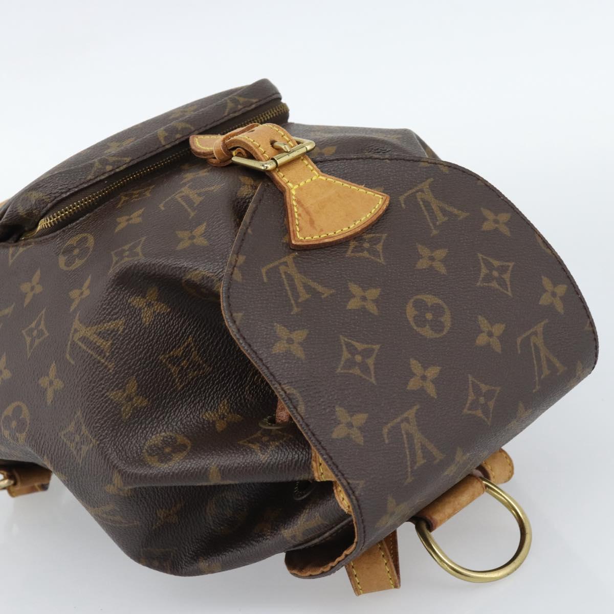 LOUIS VUITTON Monogram Montsouris MM Backpack M51136 LV Auth 188708
