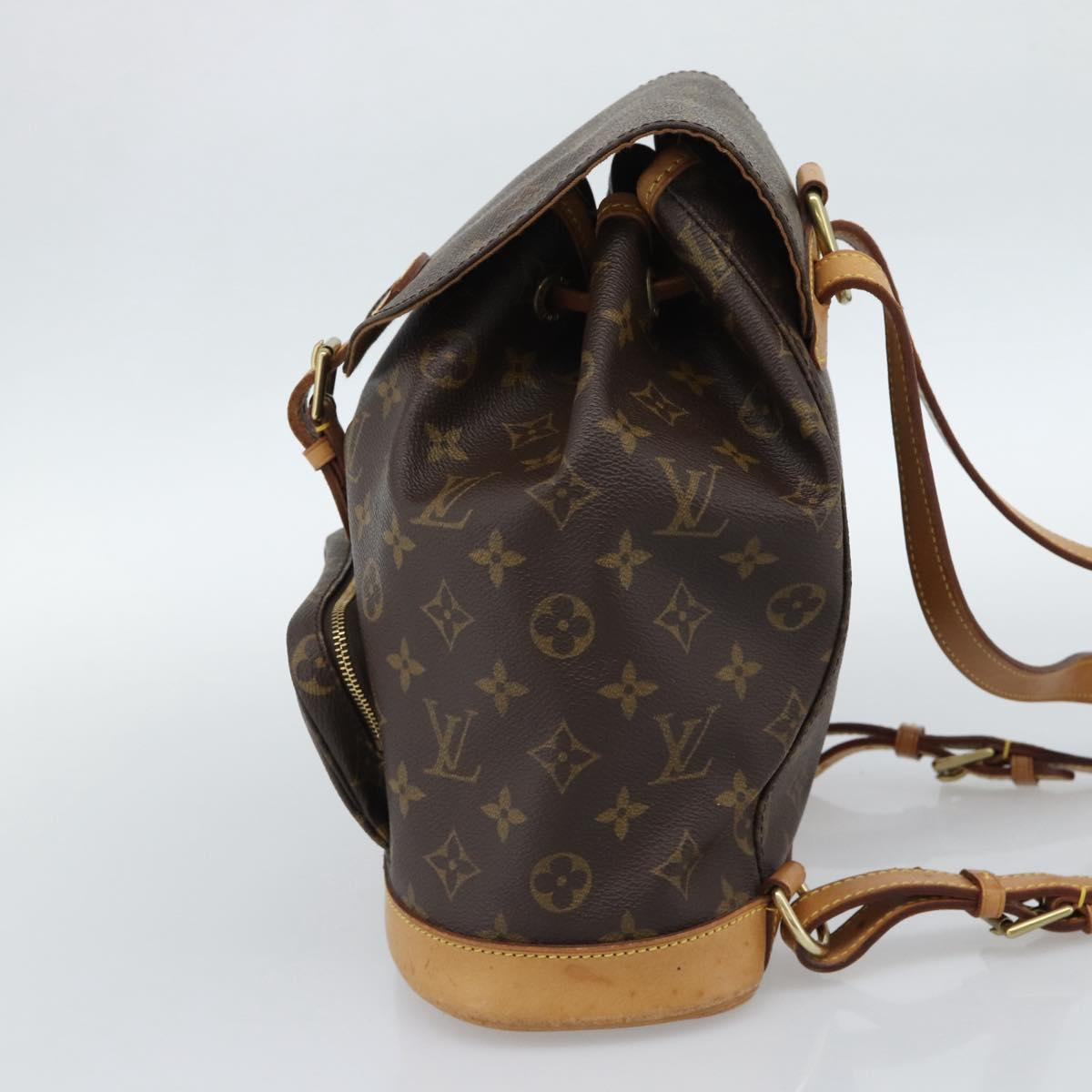 LOUIS VUITTON Monogram Montsouris MM Backpack M51136 LV Auth 188709