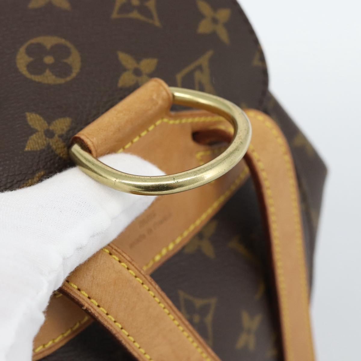 LOUIS VUITTON Monogram Montsouris MM Backpack M51136 LV Auth 188709