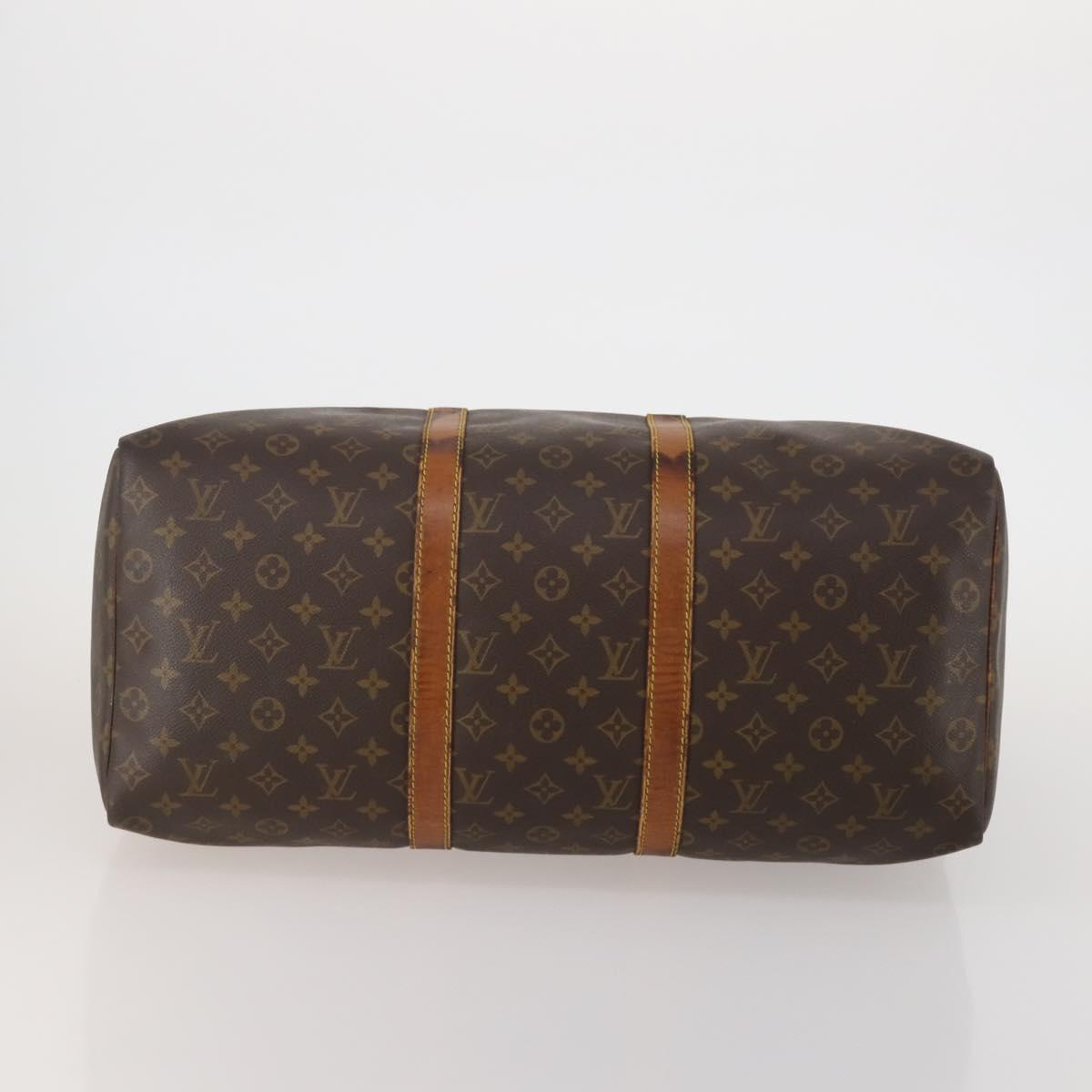 LOUIS VUITTON Monogram Keepall 50 Boston Bag M41426 LV Auth 188712