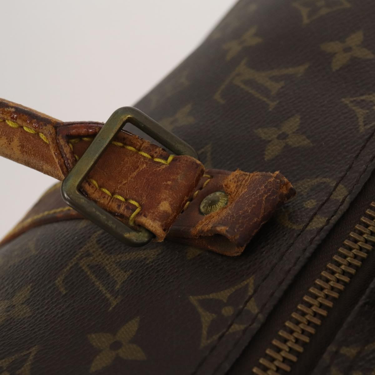 LOUIS VUITTON Monogram Keepall 50 Boston Bag M41426 LV Auth 188713