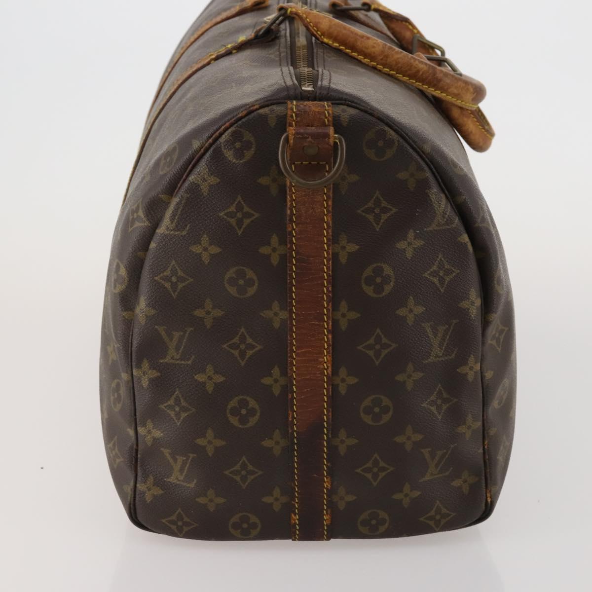 LOUIS VUITTON Monogram Keepall 50 Boston Bag M41426 LV Auth 188713