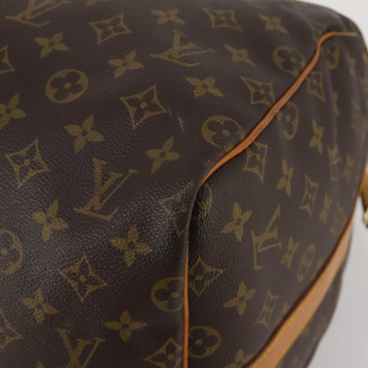 LOUIS VUITTON Monogram Keepall Bandouliere 55 Boston Bag M41414 LV Auth 188714