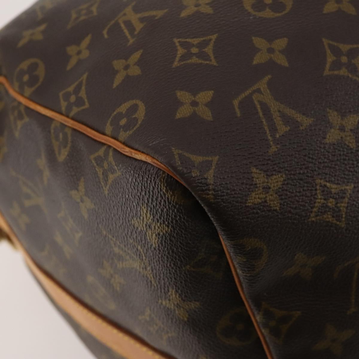 LOUIS VUITTON Monogram Keepall Bandouliere 55 Boston Bag M41414 LV Auth 188714