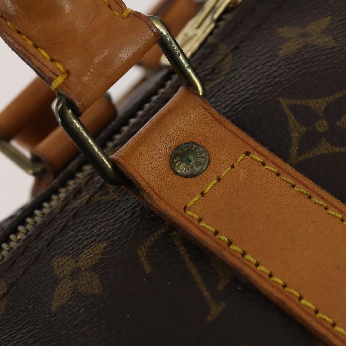 LOUIS VUITTON Monogram Keepall Bandouliere 55 Boston Bag M41414 LV Auth 188714