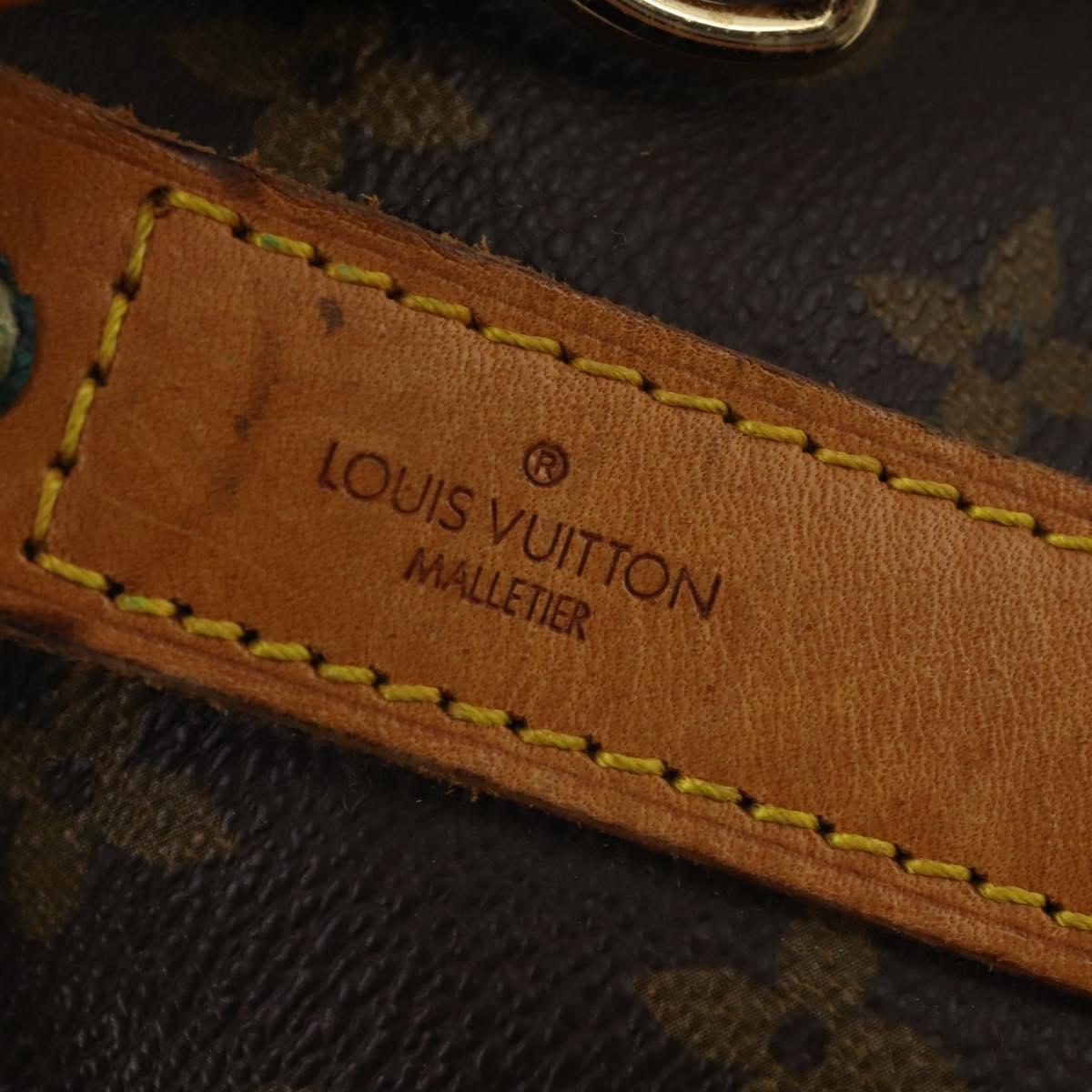 LOUIS VUITTON Monogram Keepall Bandouliere 55 Boston Bag M41414 LV Auth 188714