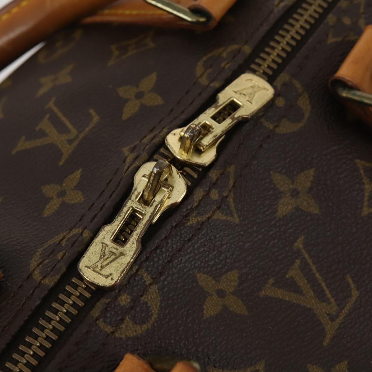 LOUIS VUITTON Monogram Keepall Bandouliere 55 Boston Bag M41414 LV Auth 188714