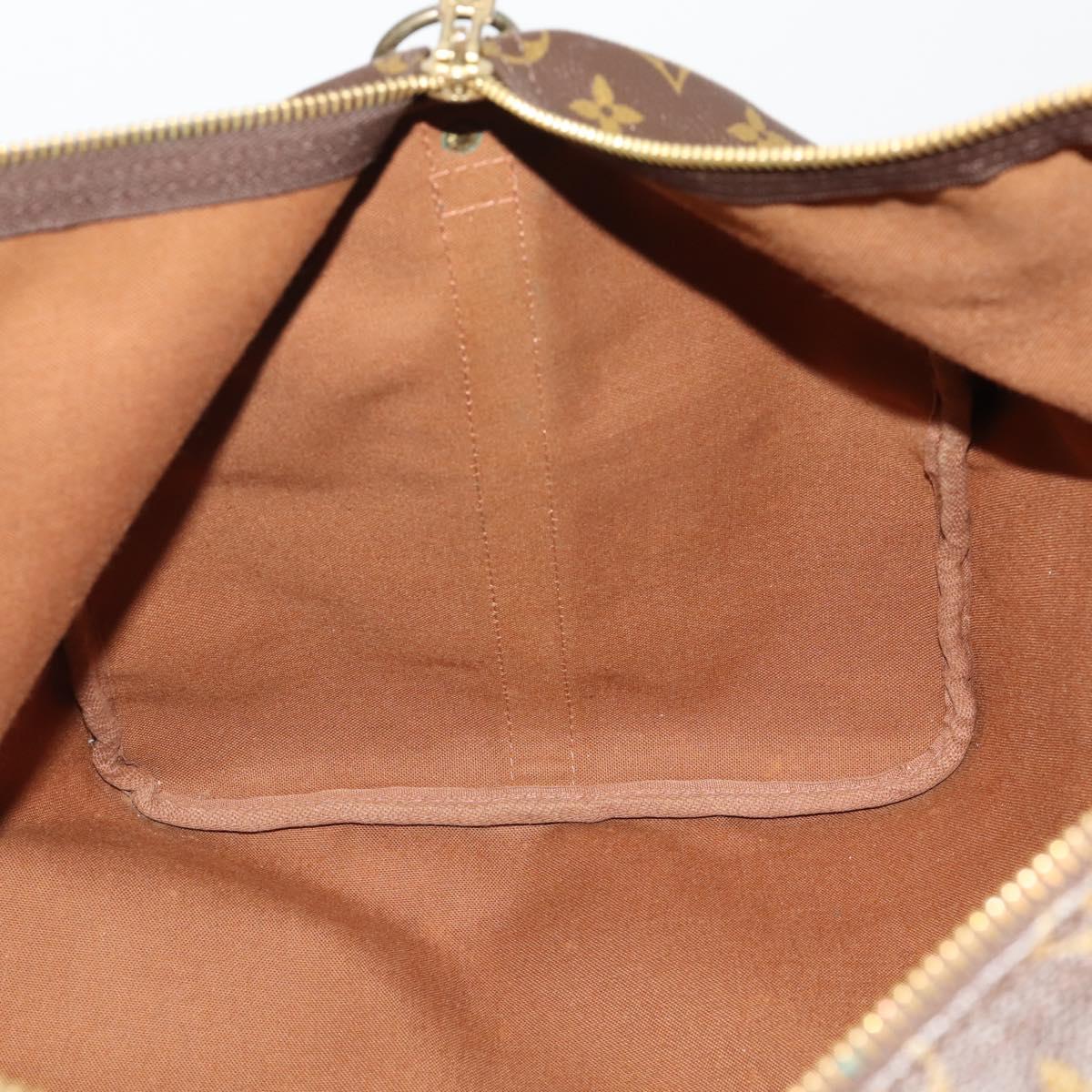 LOUIS VUITTON Monogram Keepall Bandouliere 55 Boston Bag M41414 LV Auth 188714