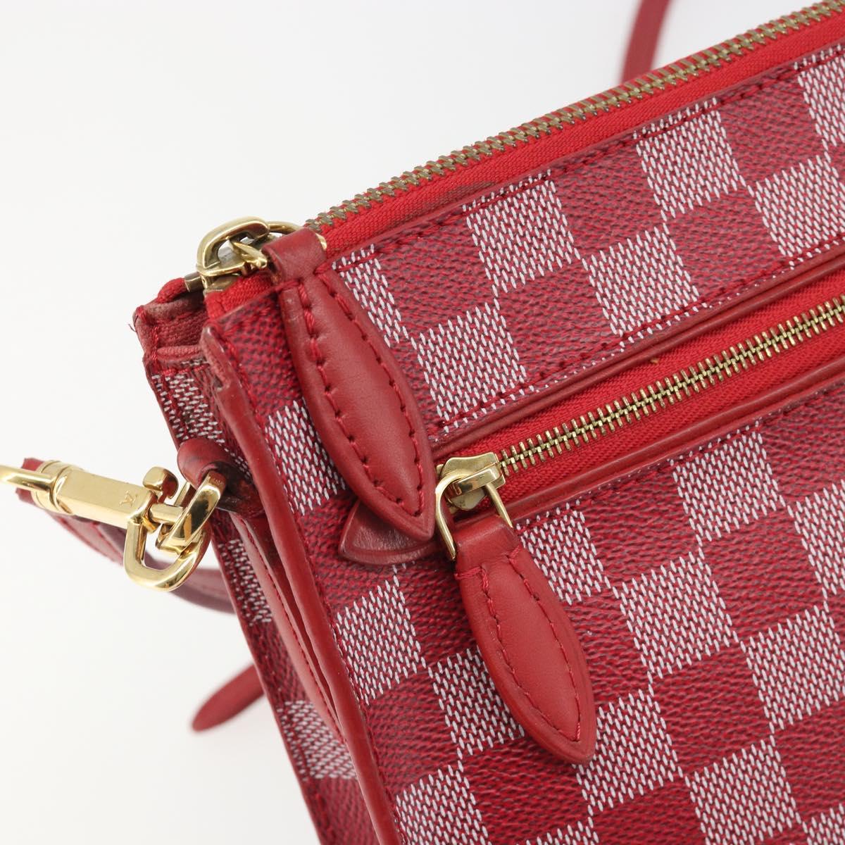 LOUIS VUITTON Damier Color Module Clutch Bag Carmine N41306 LV Auth 188716