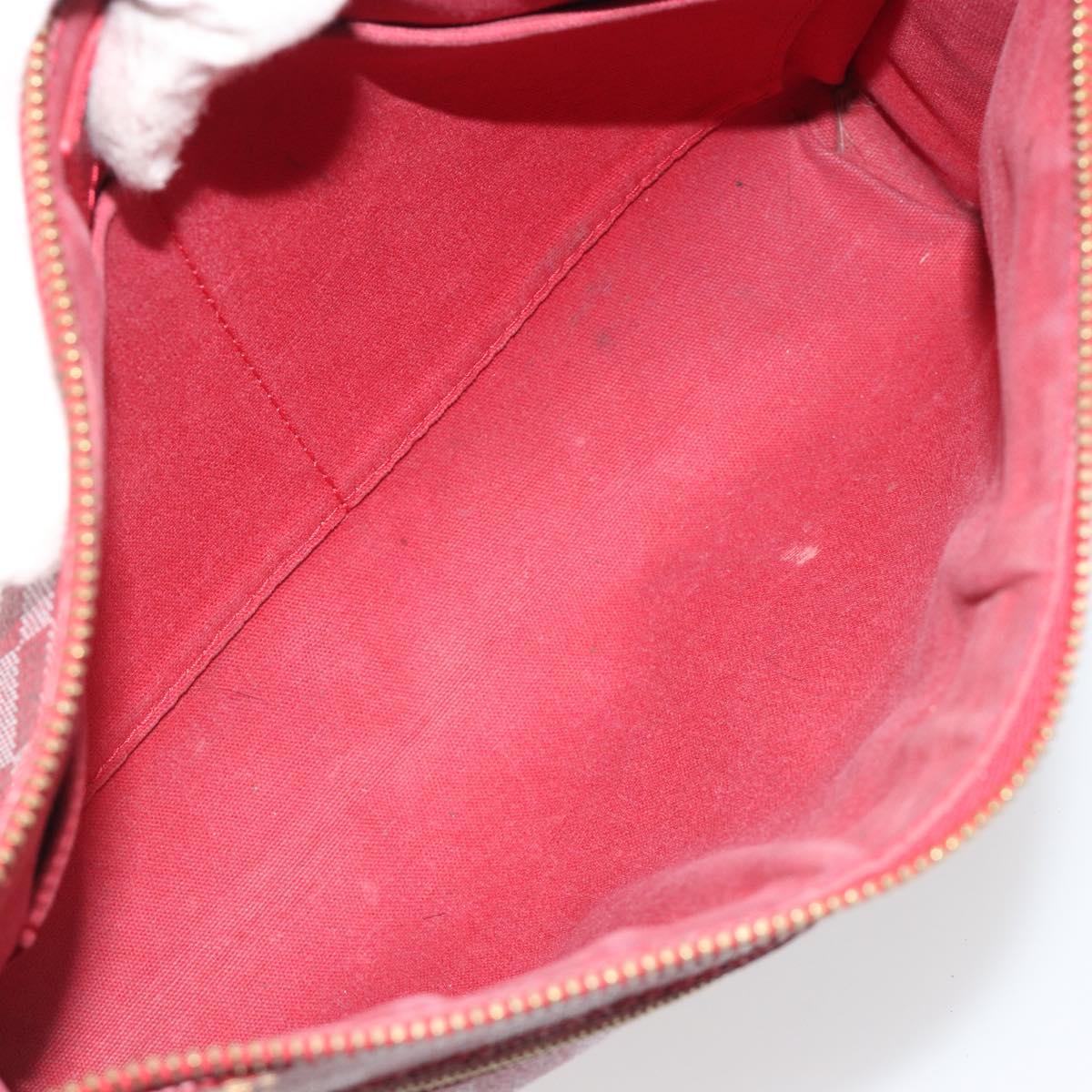 LOUIS VUITTON Damier Color Module Clutch Bag Carmine N41306 LV Auth 188716