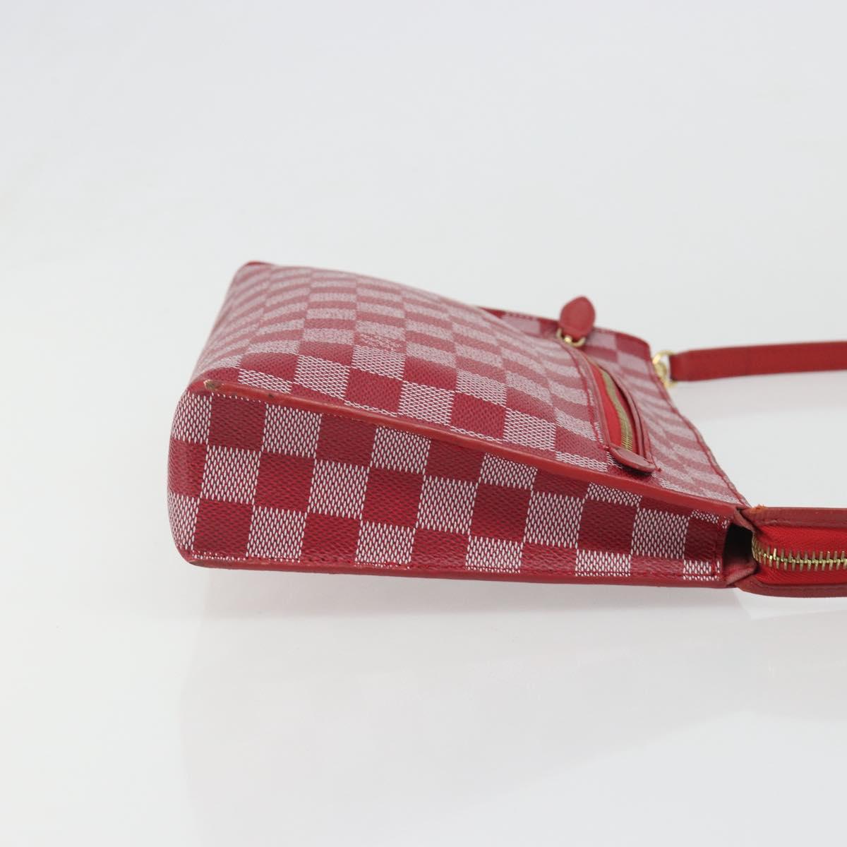 LOUIS VUITTON Damier Color Module Clutch Bag Carmine N41306 LV Auth 188716