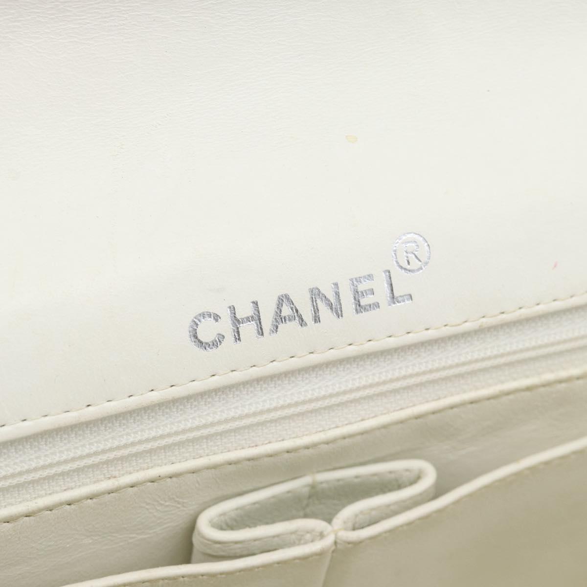 CHANEL Matelasse Chain Shoulder Bag Canvas Pink Silver CC Auth 188723V