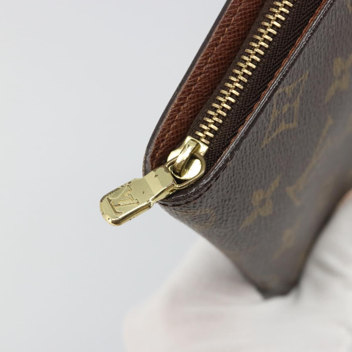 LOUIS VUITTON Monogram Panda Porte Monnaie Zip Long Wallet M61729 LV Auth 188739