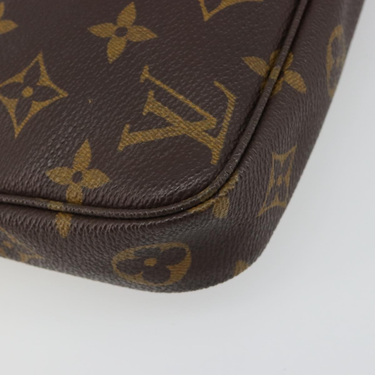 LOUIS VUITTON Monogram Pochette Accessoires Accessory Pouch M51980 Auth 188762