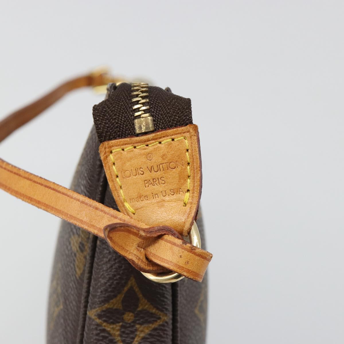 LOUIS VUITTON Monogram Pochette Accessoires Accessory Pouch M51980 Auth 188762