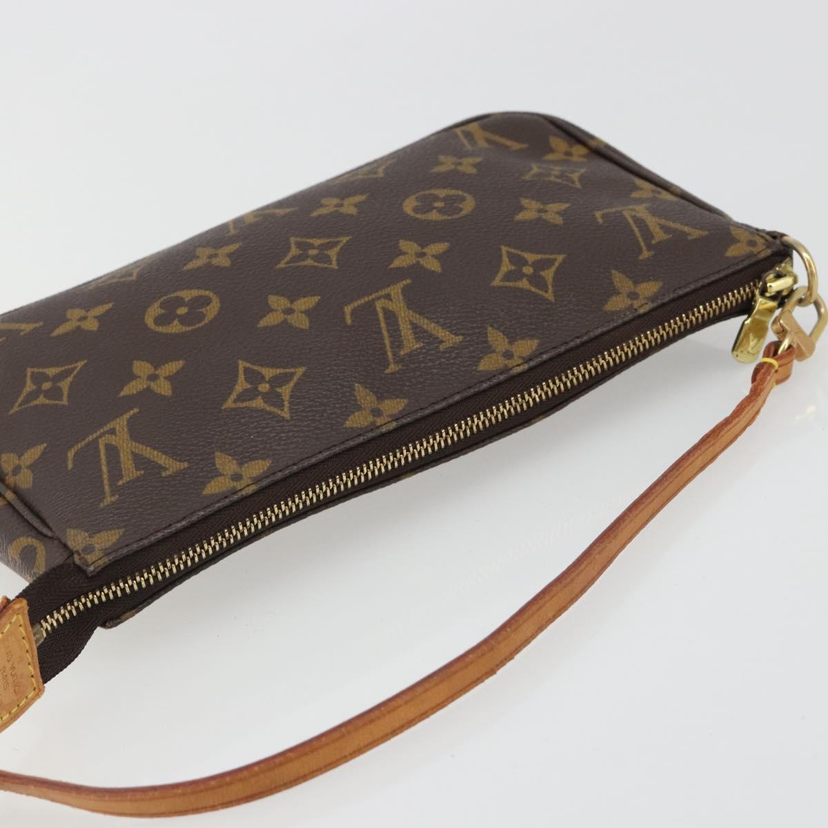 LOUIS VUITTON Monogram Pochette Accessoires Accessory Pouch M51980 Auth 188762
