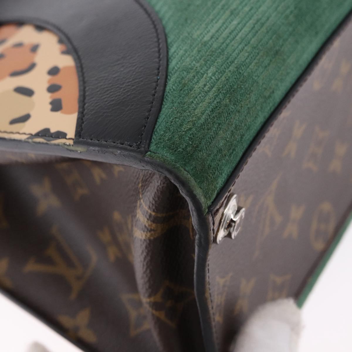 LOUIS VUITTON Monogram Leopard City Steamer MM Bag M52126 LV Auth 188793SM