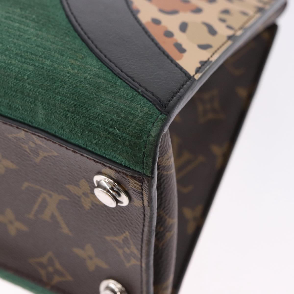 LOUIS VUITTON Monogram Leopard City Steamer MM Bag M52126 LV Auth 188793SM
