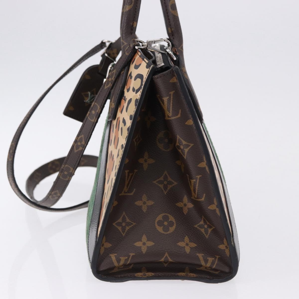 LOUIS VUITTON Monogram Leopard City Steamer MM Bag M52126 LV Auth 188793SM