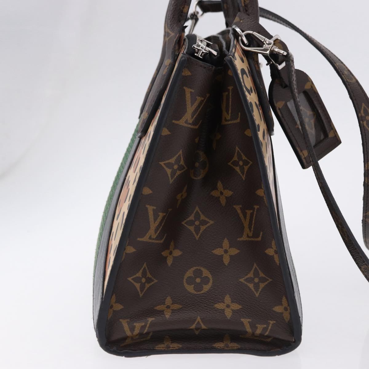 LOUIS VUITTON Monogram Leopard City Steamer MM Bag M52126 LV Auth 188793SM