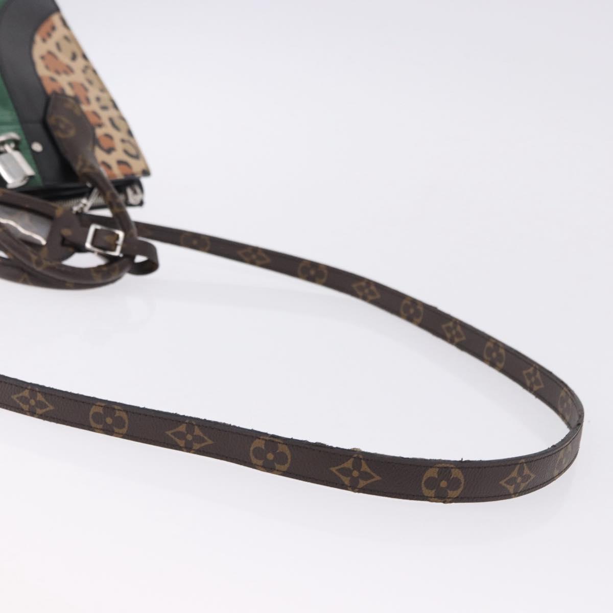 LOUIS VUITTON Monogram Leopard City Steamer MM Bag M52126 LV Auth 188793SM