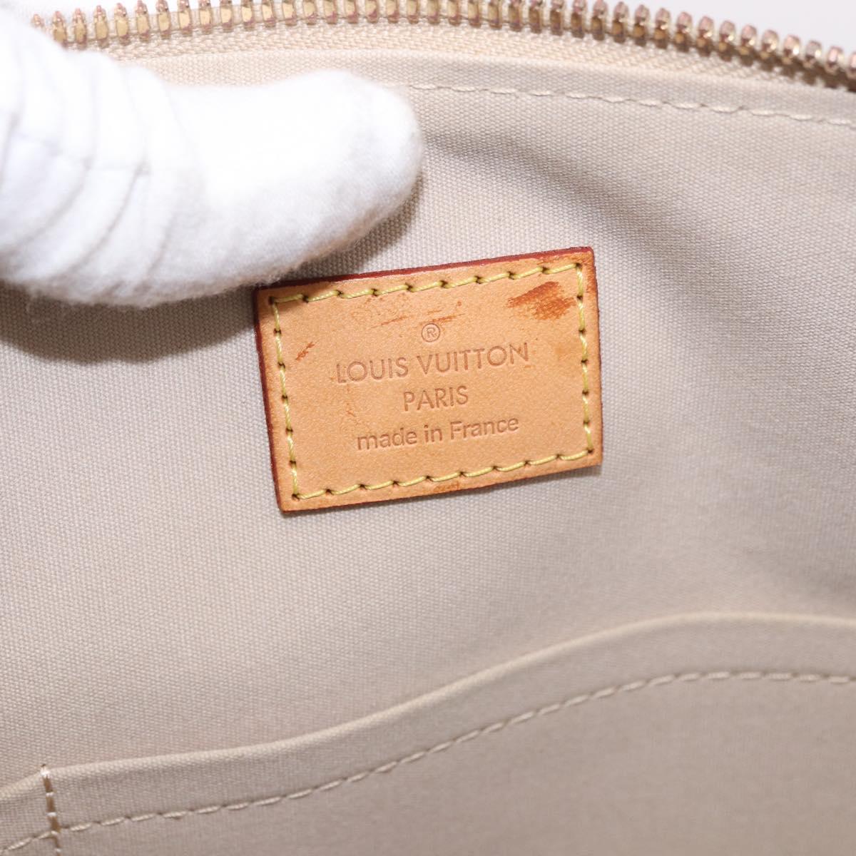 LOUIS VUITTON Monogram Miroir Alma MM Hand Bag Gold Dore M93624 LV Auth 188794A