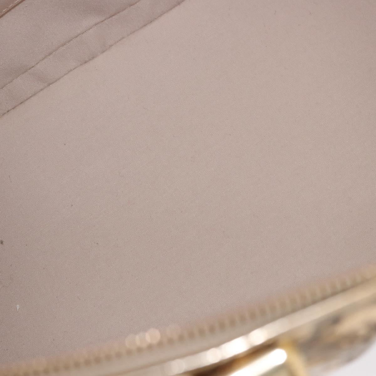 LOUIS VUITTON Monogram Miroir Alma MM Hand Bag Gold Dore M93624 LV Auth 188794A