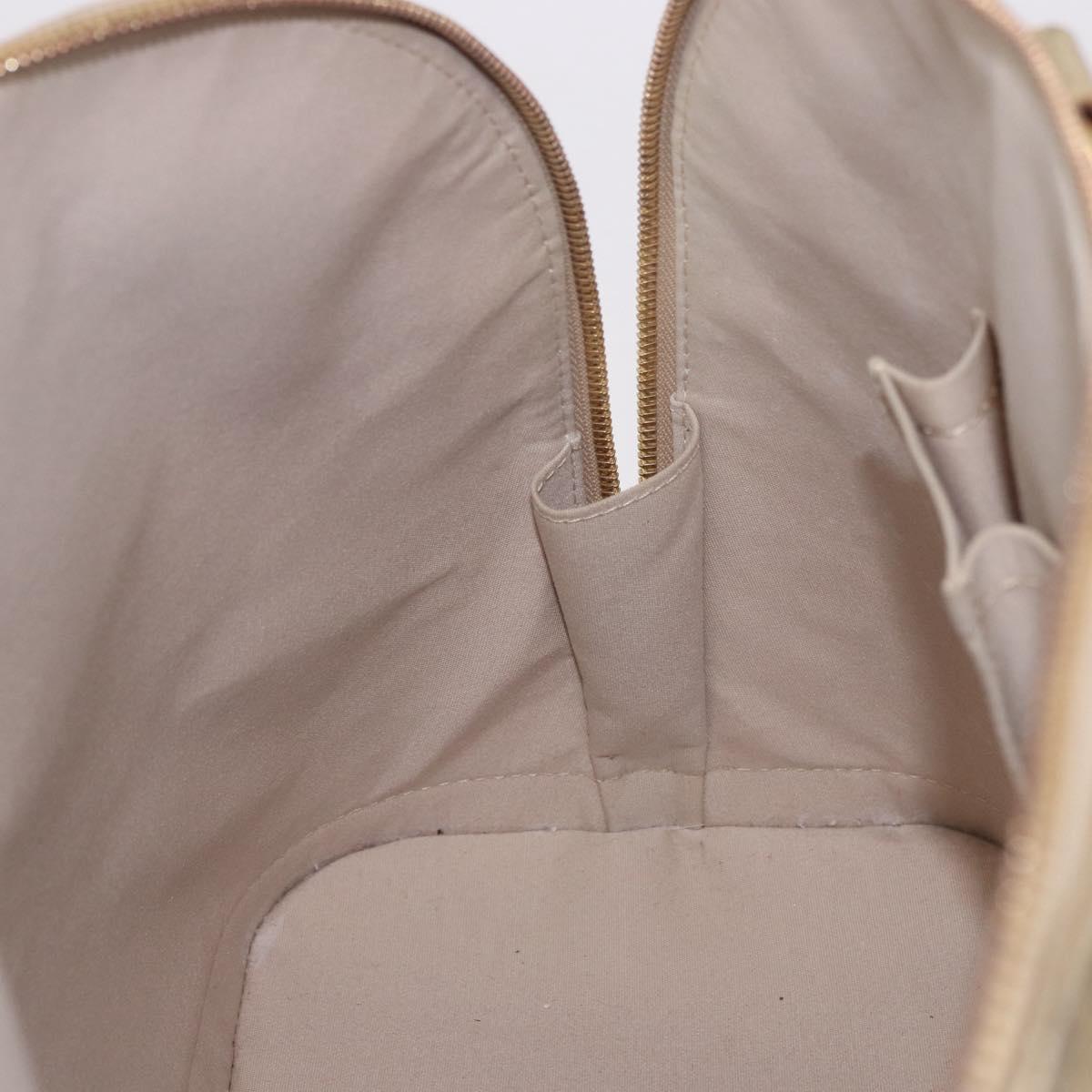 LOUIS VUITTON Monogram Miroir Alma MM Hand Bag Gold Dore M93624 LV Auth 188794A
