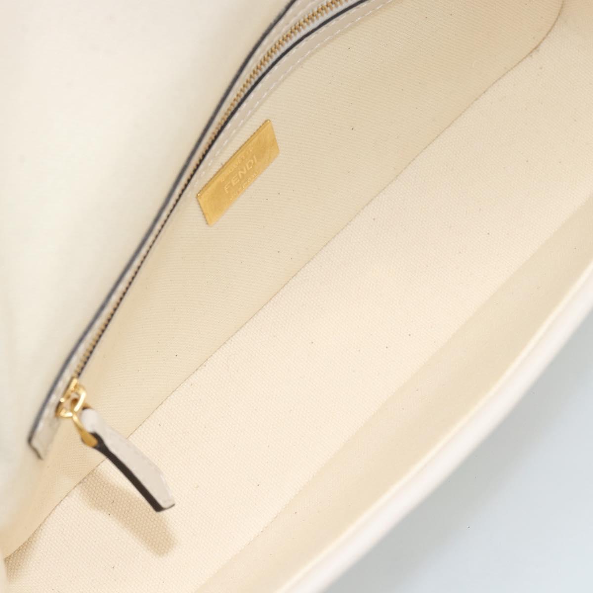 FENDI Zucca Canvas Mamma Baguette Bag 2way Multicolor Gold Auth 188798SM