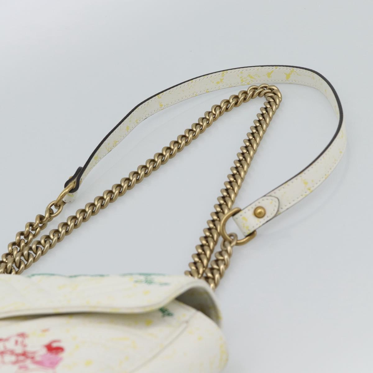 GUCCI GG Marmont Chain Disney Collaboration Bag Leather 443497 Auth 188800SM