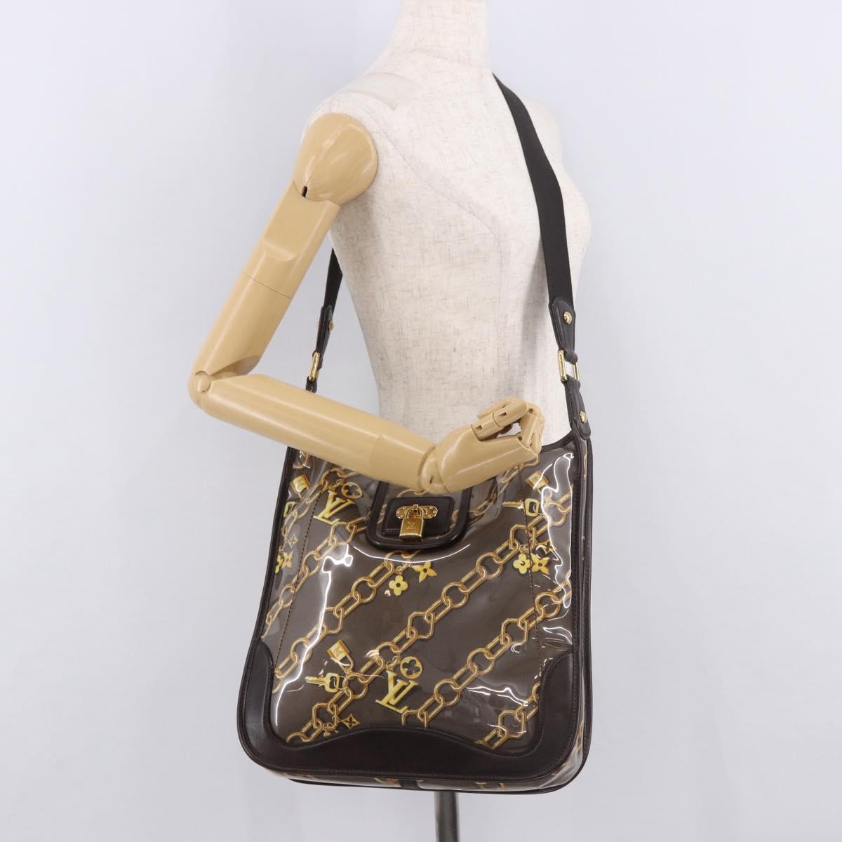 LOUIS VUITTON Monogram Charm Musette Shoulder Bag Brown M95159 LV Auth 188803V