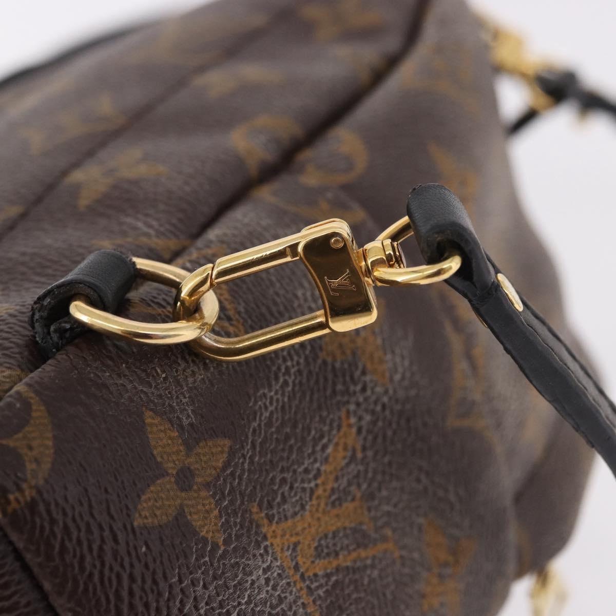 LOUIS VUITTON Monogram Palm Springs MINI Backpack M44873 LV Auth 188810A