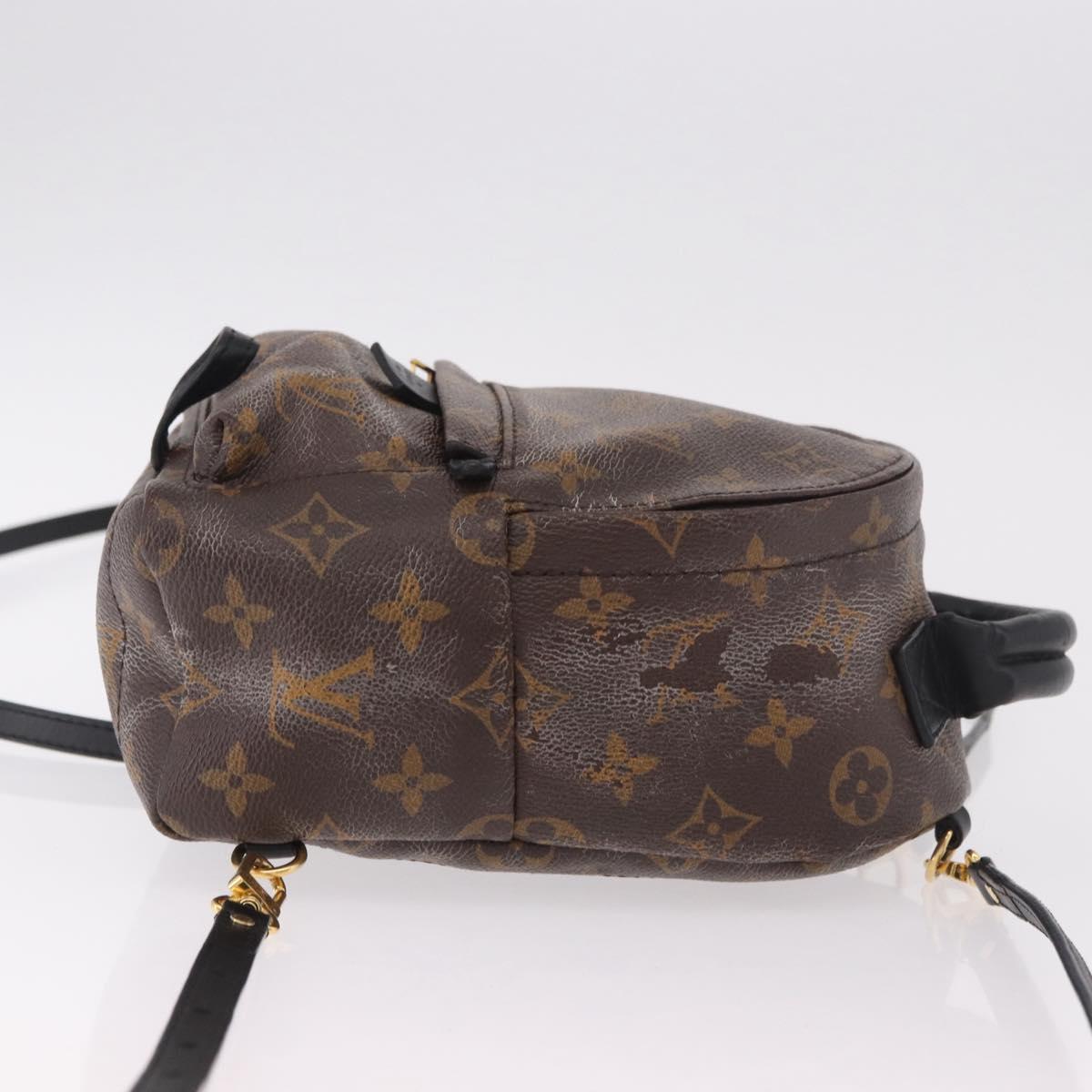 LOUIS VUITTON Monogram Palm Springs MINI Backpack M44873 LV Auth 188810A