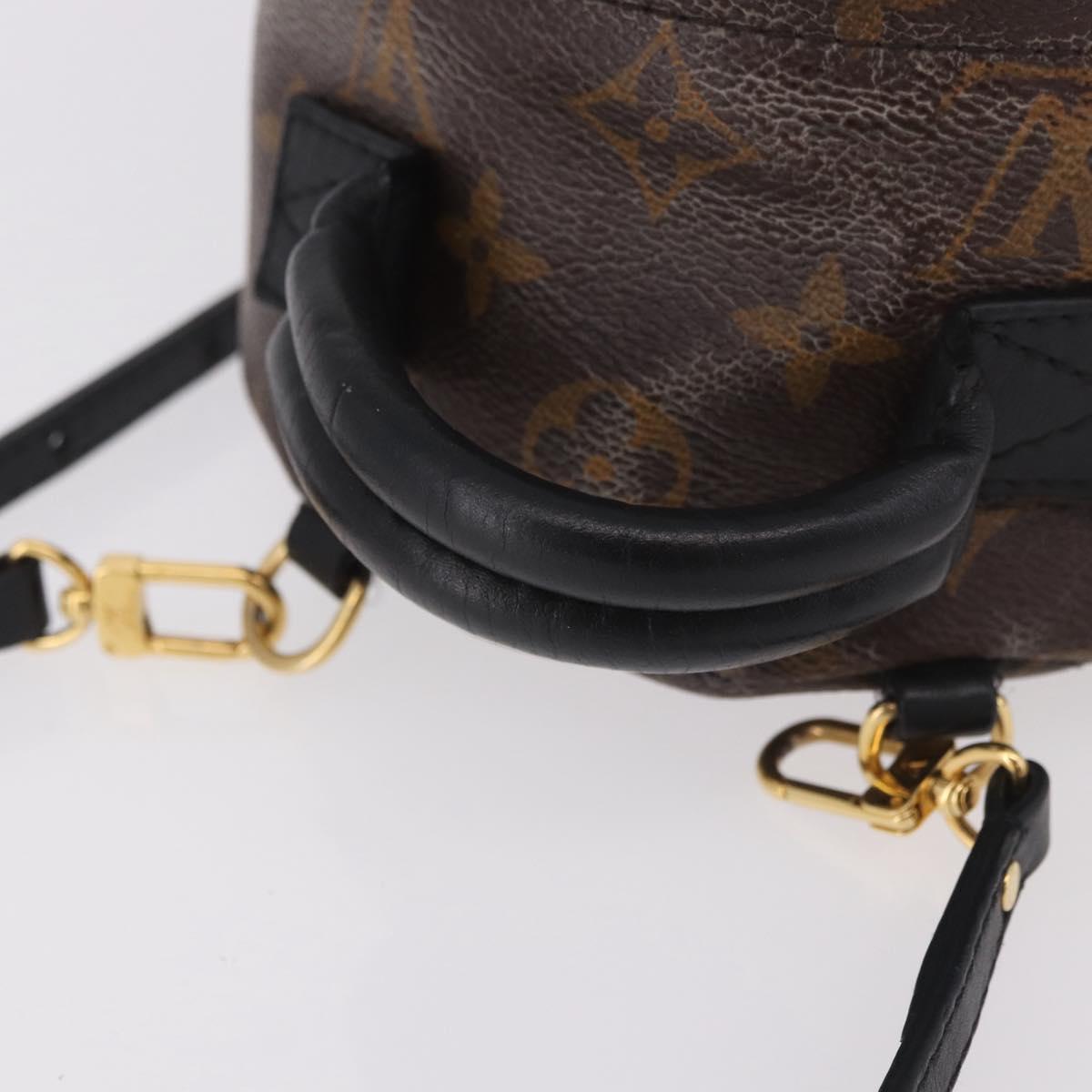 LOUIS VUITTON Monogram Palm Springs MINI Backpack M44873 LV Auth 188810A