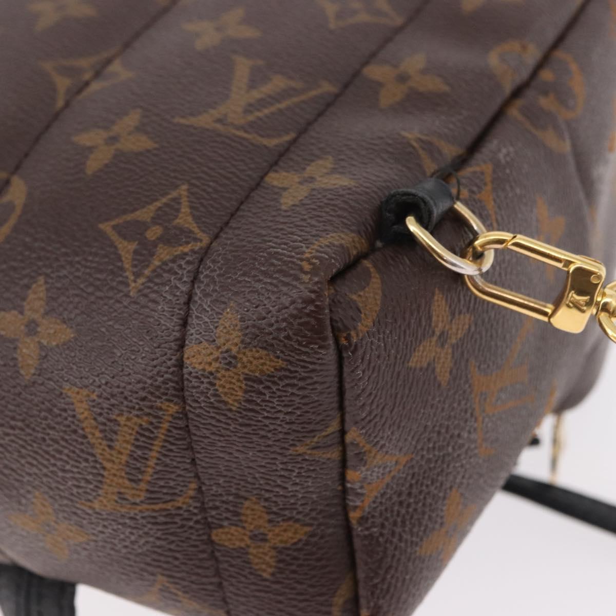 LOUIS VUITTON Monogram Palm Springs MINI Backpack M44873 LV Auth 188811A