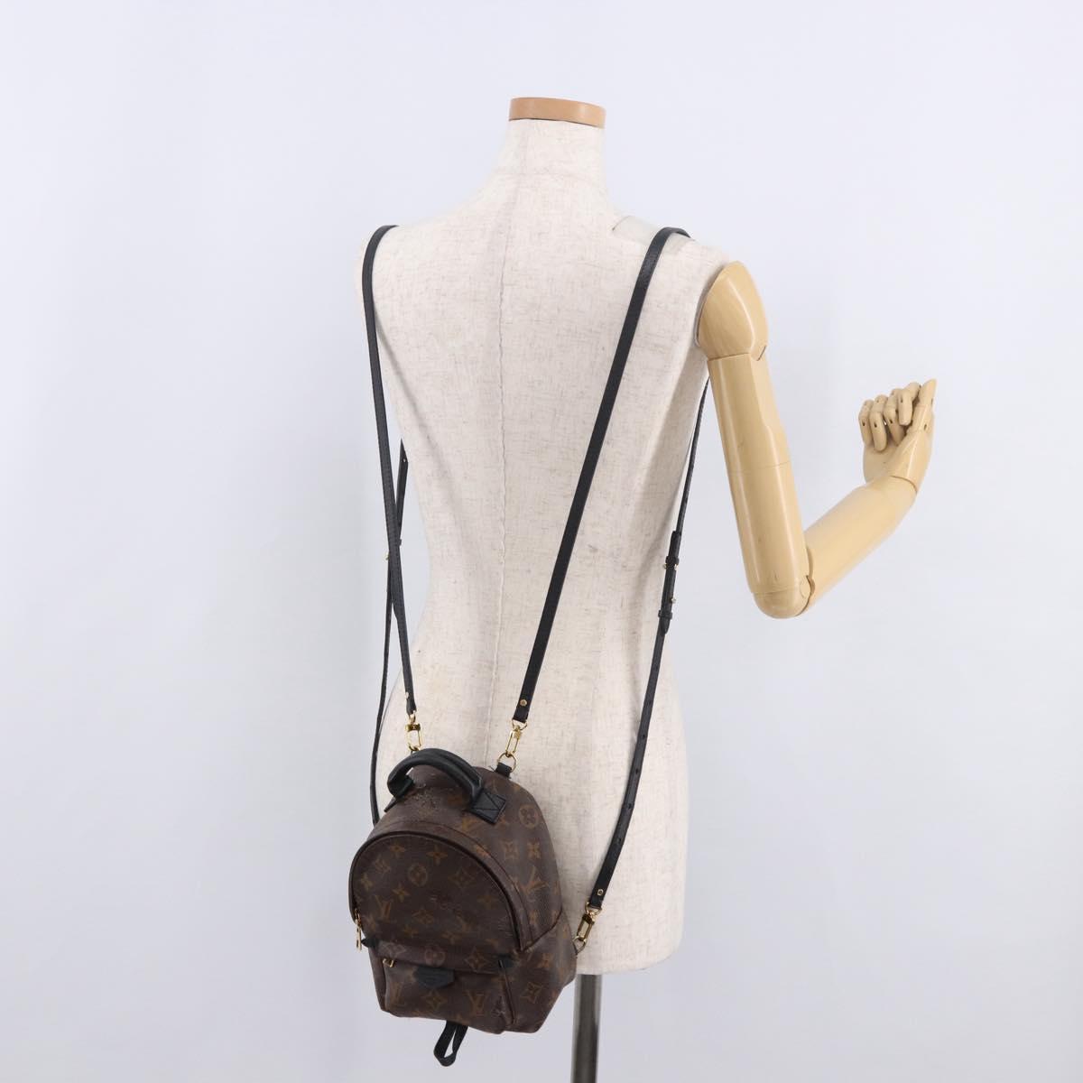 LOUIS VUITTON Monogram Palm Springs MINI Backpack M44873 LV Auth 188811A