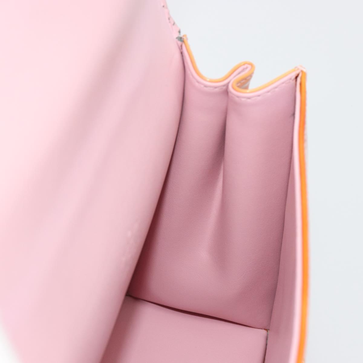 LOUIS VUITTON Monogram Vernis Spring Street Hand Bag Pink M91033 LV Auth 188824