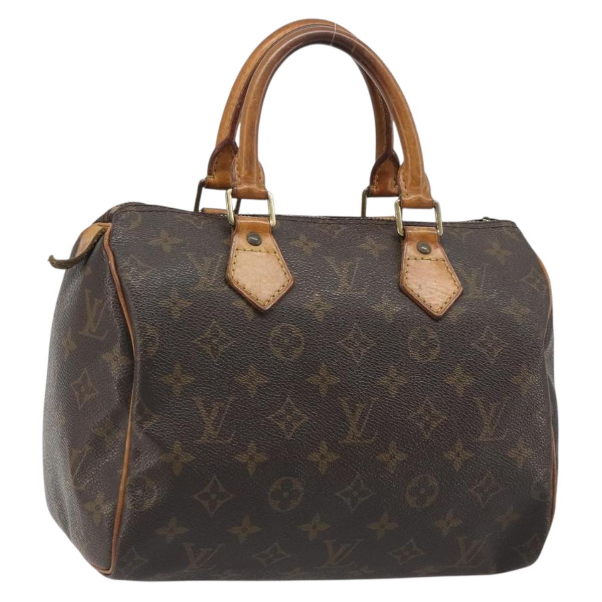 LOUIS VUITTON Monogram Speedy 25 Hand Bag M41528 LV Auth 188826