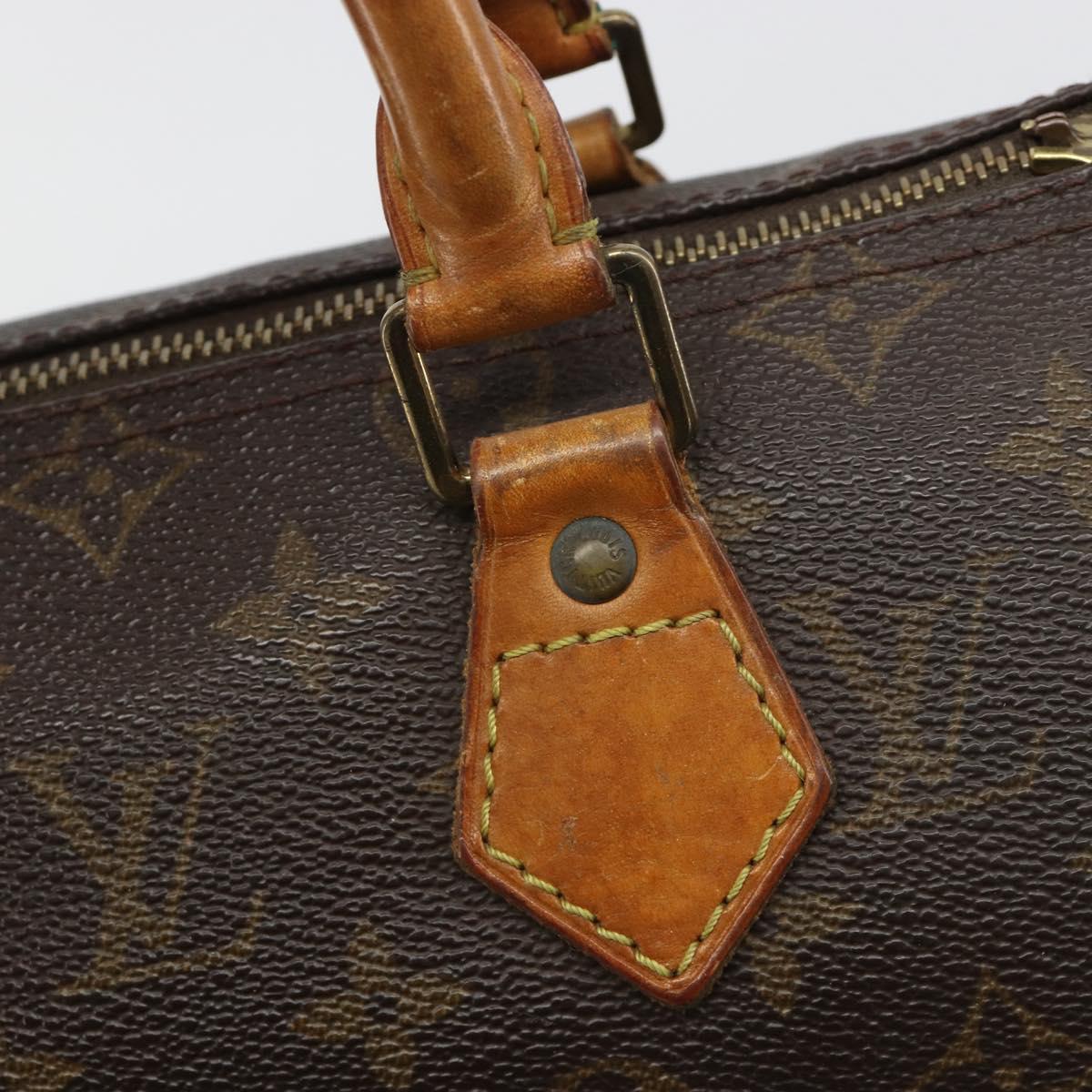 LOUIS VUITTON Monogram Speedy 25 Hand Bag M41528 LV Auth 188826