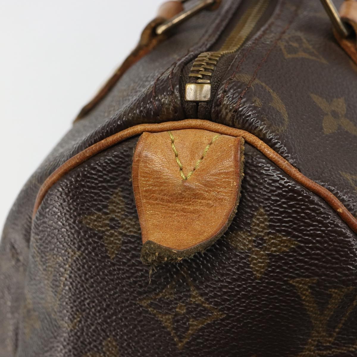 LOUIS VUITTON Monogram Speedy 25 Hand Bag M41528 LV Auth 188826