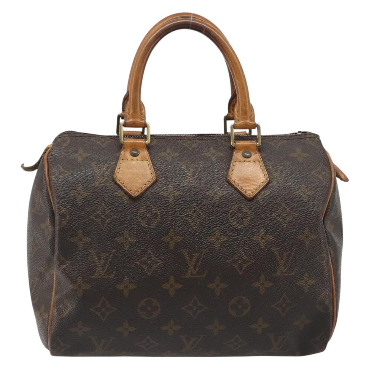 LOUIS VUITTON Monogram Speedy 25 Hand Bag M41528 LV Auth 188826