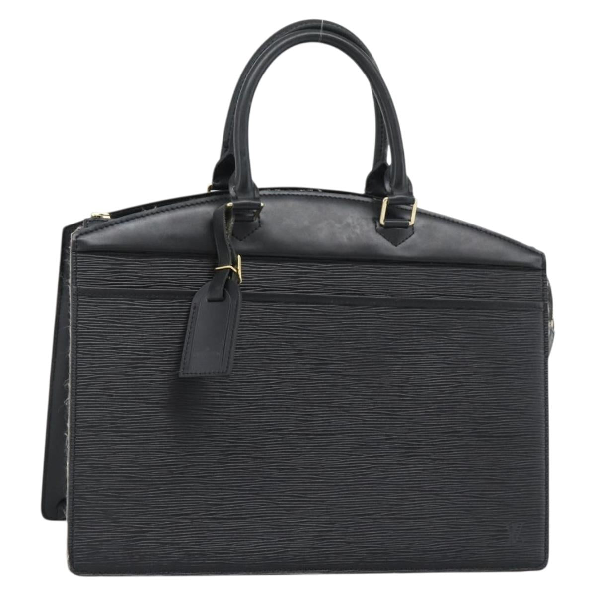 LOUIS VUITTON Epi Riviera Hand Bag Black M48182 LV Auth 188829